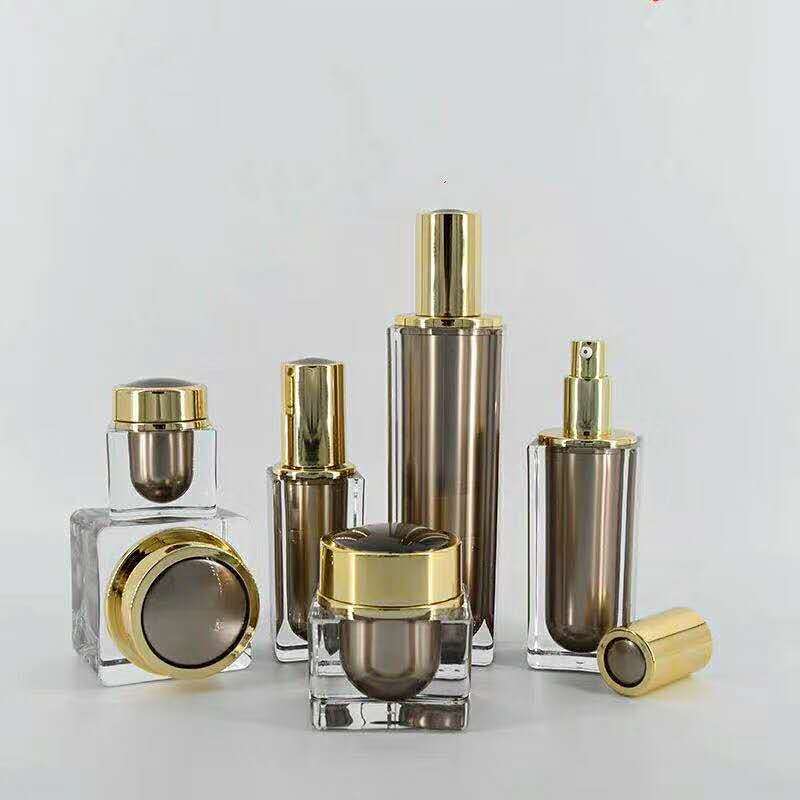 High-grade Acrylic Gold Cream  - Luxury Skincare Packaging ulasan dan harga