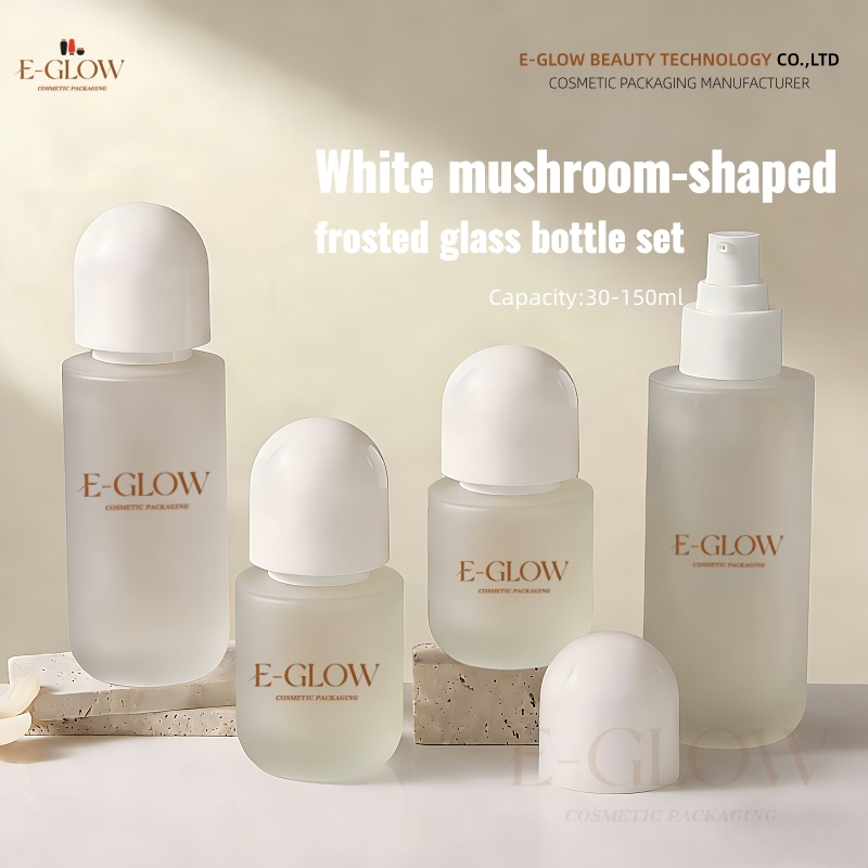 【Logo Custom】1Pcs Frosted Glas - Luxury Skincare Packaging ulasan dan harga