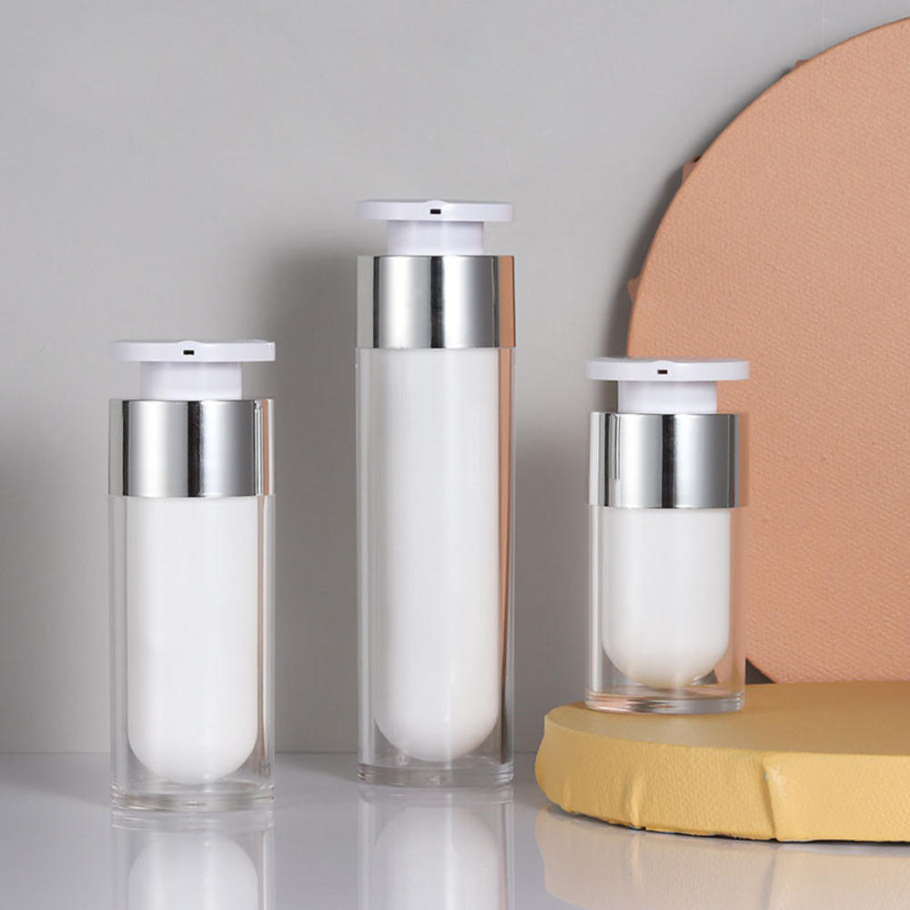 15/30/50ml Pearl White Acrylic - Luxury Skincare Packaging ulasan dan harga
