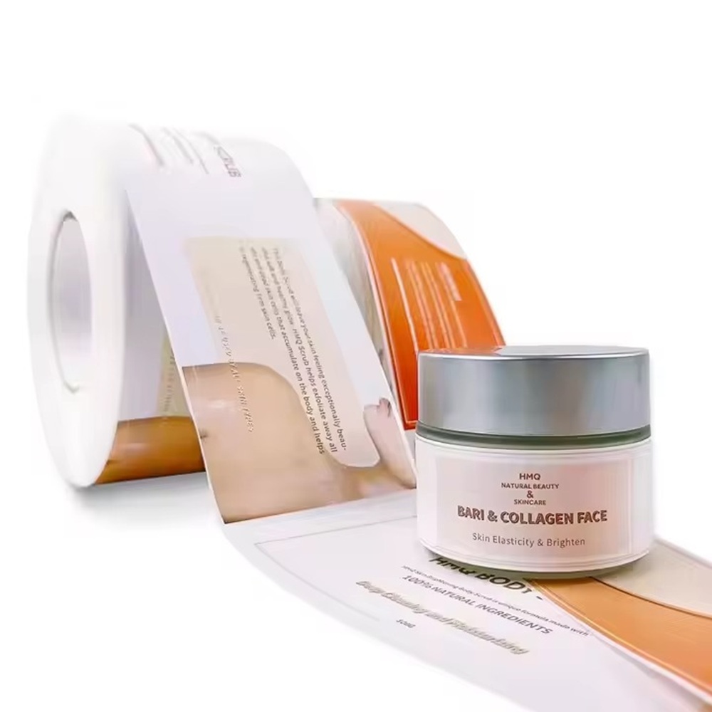 Custom Luxury Vinyl Labels｜Wat - Luxury Skincare Jars ulasan dan harga