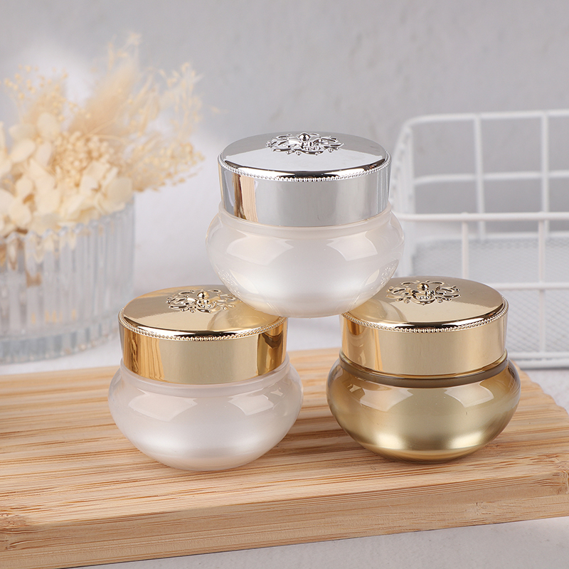Acrylic Empty Travel Cream Jar - Luxury Skincare Packaging ulasan dan harga