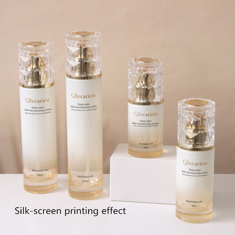 6pcs/pack 30g 50g Glass Cream  - Luxury Skincare Packaging ulasan dan harga