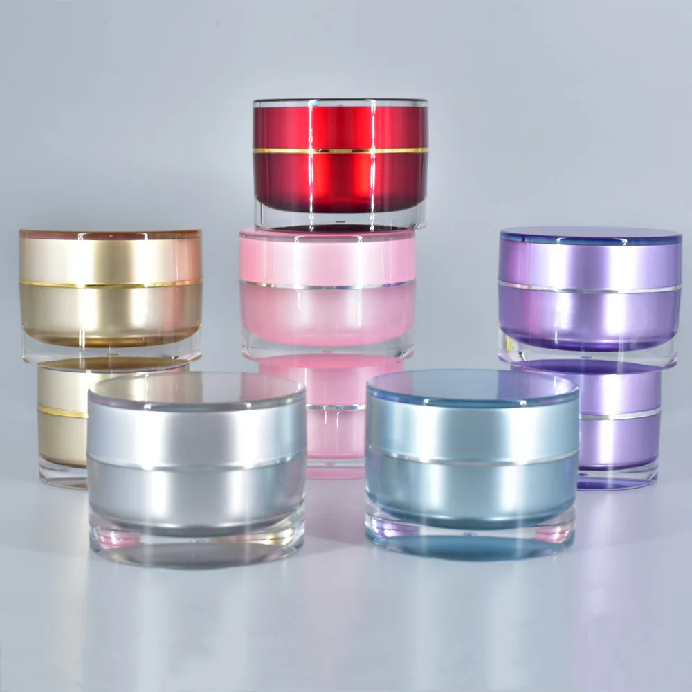 1PCS straight round bottle 10g - Luxury Skincare Packaging ulasan dan harga