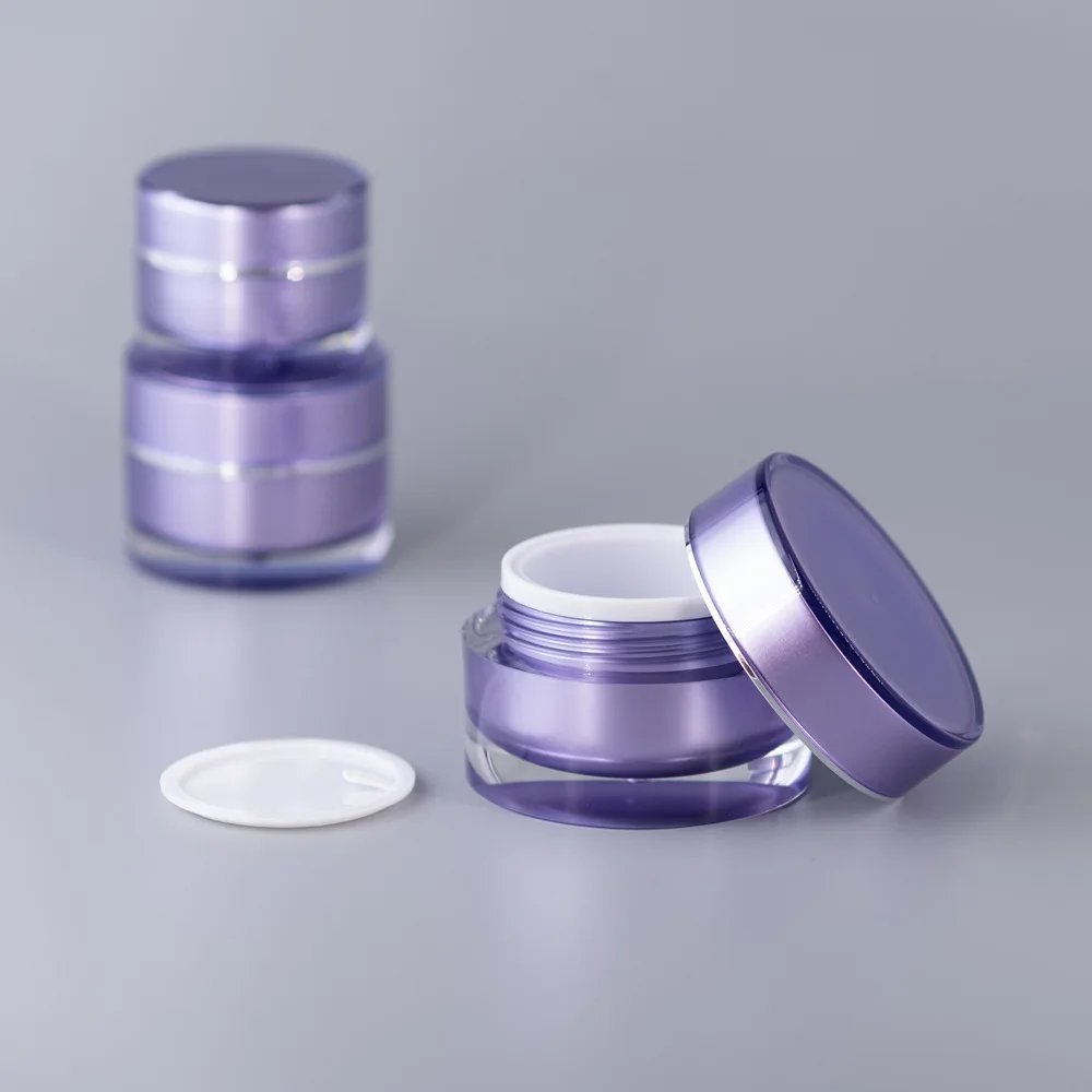 1PCS straight round bottle 10g - Luxury Skincare Packaging ulasan dan harga