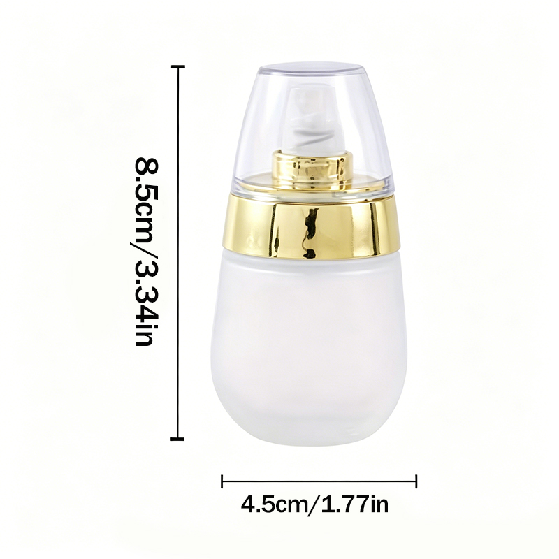 Portable Frosted Glass Dispens - Luxury Skincare Packaging ulasan dan harga